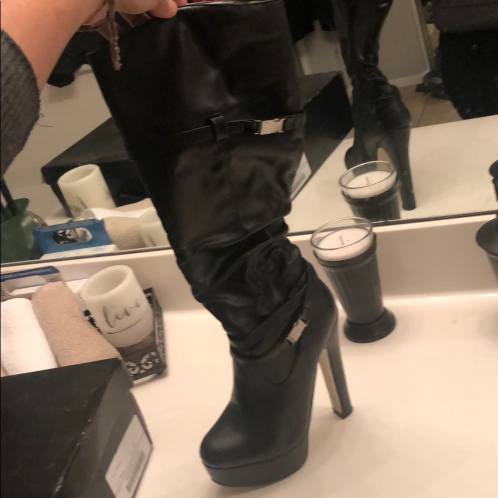 Tall Black Boots
